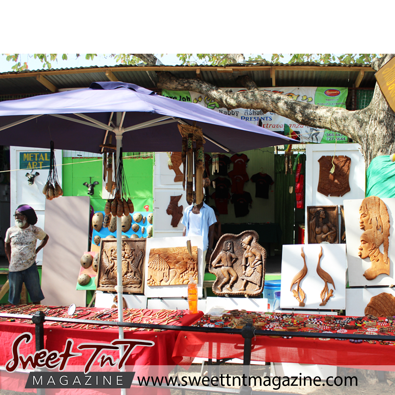 Art at Queen's Park Savannah in sweet T&T for Sweet TnT Magazine in Trinidad and Tobago