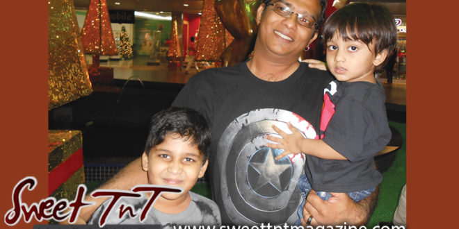 Hosein dad and kids for Fathers Day by Nerissa Hosein in Sweet T&T, Sweet TnT, Trinidad and Tobago, Trini, vacation, travel
