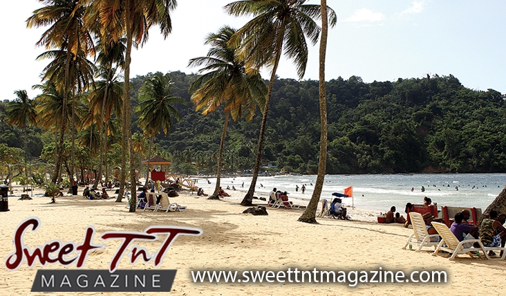 Popular beach Maracas beach sand and sea coconut trees, Sweet T&T, Sweet TnT, Trinidad and Tobago, Trini, vacation, travel