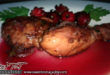 Sorrel Chicken or roselle chicken, red fruit for breakfast, lunch, chicken breast, leg, sauce, on plate for Christmas season or health benefits for cholesterol, blood pressure, bladder infections, constipation, maylase, use recipe for good taste and health benefits in in Sweet T&T, Sweet TnT, Trinidad and Tobago, Trini, vacation, travel