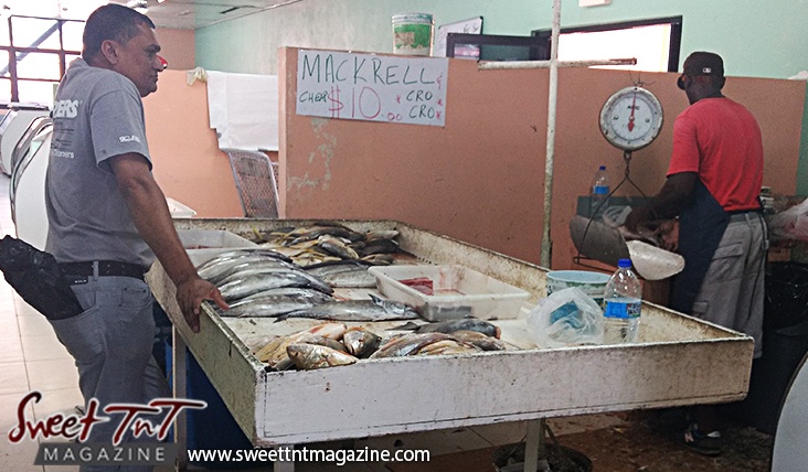 Fish in market for eat less seafood if pregnant and food fraud articles in sweet T&T for Sweet TnT Magazine, Culturama Publishing Company, for news in Trinidad, in Port of Spain, Trinidad and Tobago, with positive how to photography.