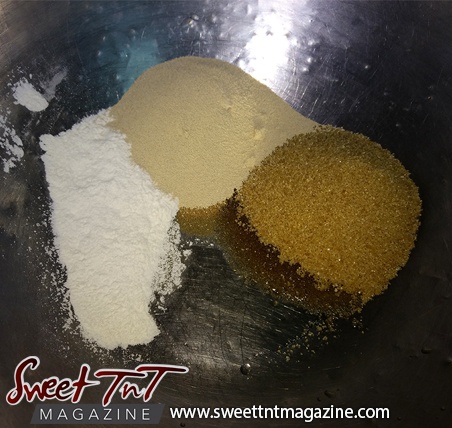 2. Flour yeast baking powder to make homemade bread in sweet T&T for Sweet TnT Magazine, Culturama Publishing Company, for news in Trinidad, in Port of Spain, Trinidad and Tobago, with positive how to photography.