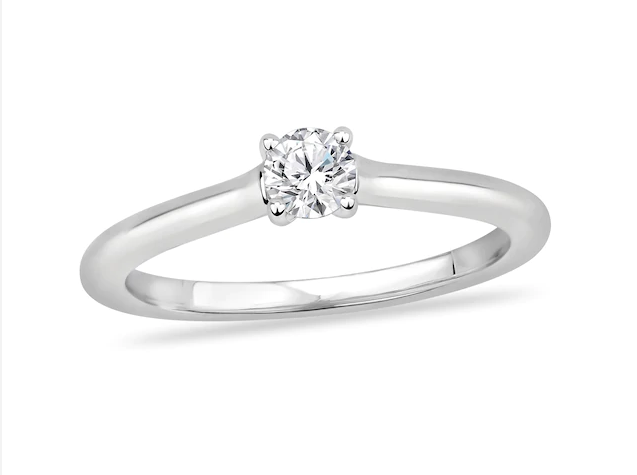 Diamond Solitaire Engagement Ring 1/5 ct