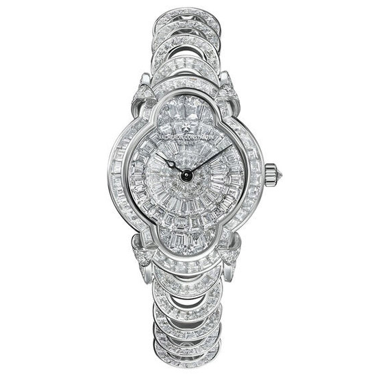 VACHERON CONSTANTIN Heures Creatives Heure Romantique Diamond Silver Dial Ladies Watch