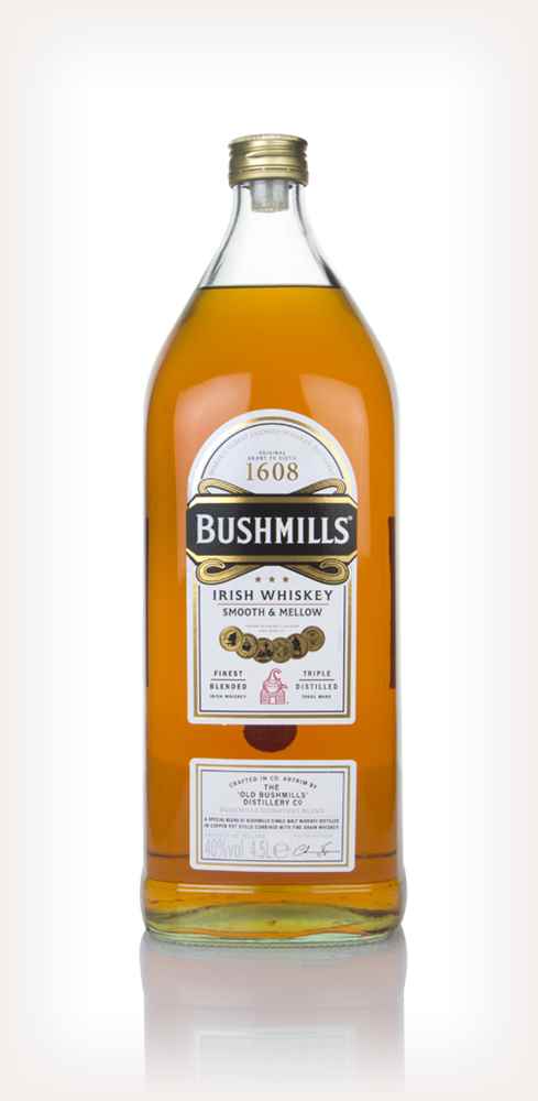bushmills whiskey 4 5l whiskey
