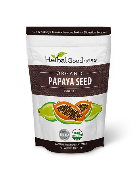 papaya seed powder organic 4oz detox kidney digestion herbal goodness powder herbal goodness unit