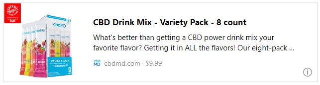 CBD Drink Mix - Variety Pack - 8 count