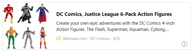 DC Comics, Justice League 6-Pack Action Figures