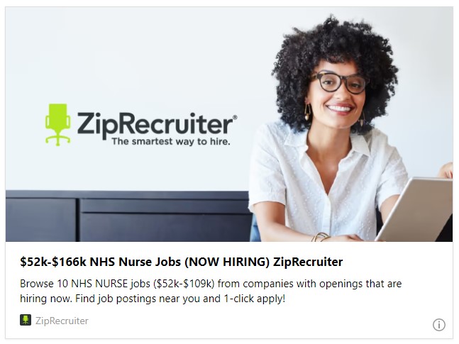 $52k-$166k NHS Nurse Jobs (NOW HIRING) ZipRecruiter