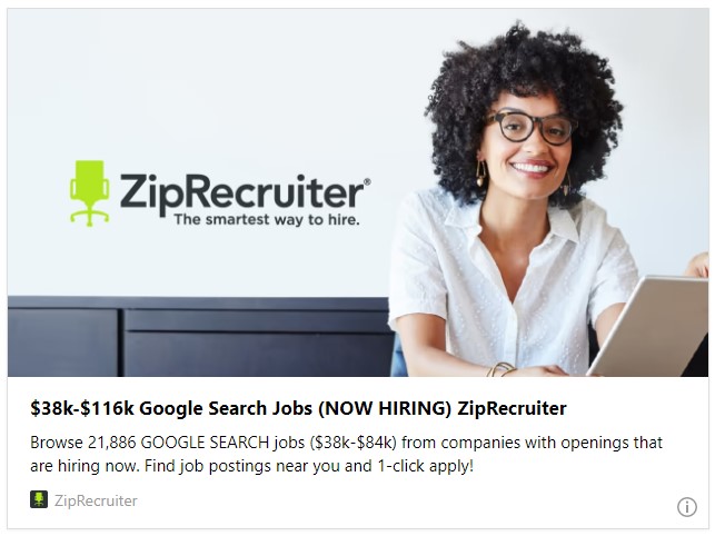 Google Jobs Zip Recruiter
