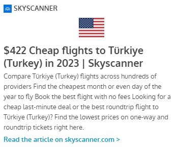 $422 Cheap flights to Türkiye (Turkey) in 2023 | Skyscanner