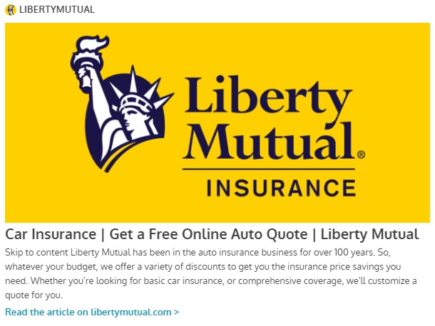 Car Insurance | Get a Free Online Auto Quote | Liberty Mutual