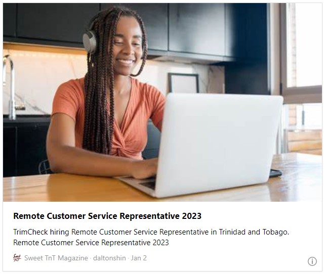 Remote Customer Service Representative 2023 - Sweet TnT Magazine
