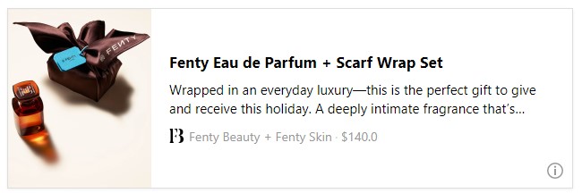 Fenty Eau de Parfum + Scarf Wrap Set