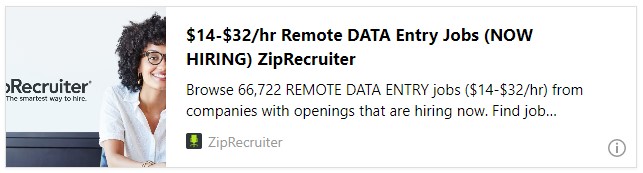$14-$32/hr Remote DATA Entry Jobs (NOW HIRING) ZipRecruiter