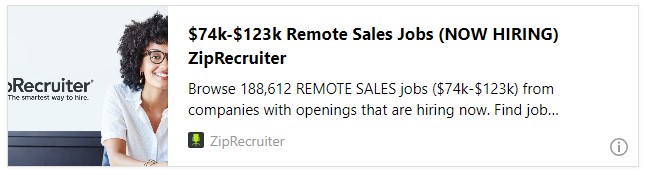 $74k-$123k Remote Sales Jobs (NOW HIRING) ZipRecruiter