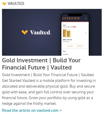 Get Vaulted
Buying and securing gold has never been more simple, affordable, or transparent.