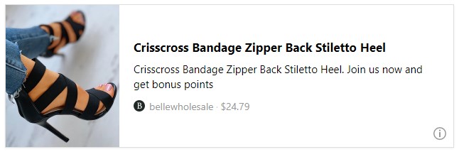 Crisscross Bandage Zipper Back Stiletto Heel