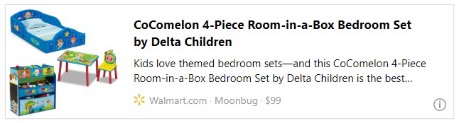 CoComelon 4-Piece Room-in-a-Box Bedroom Set by Delta Children