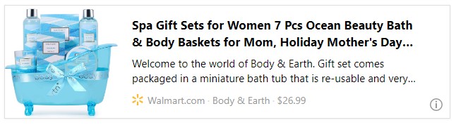 Spa Gift Sets for Women 7 Pcs Ocean Beauty Bath & Body Baskets for Mom, Holiday Mother's Day Gifts