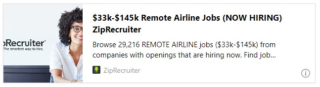 $33k-$145k Remote Airline Jobs (NOW HIRING) ZipRecruiter