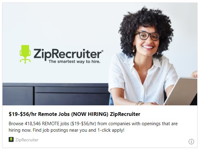 $19-$56/hr Remote Jobs (NOW HIRING) ZipRecruiter