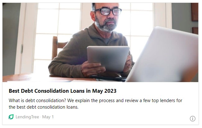 Best Debt Consolidation Loans in May 2023 | LendingTree