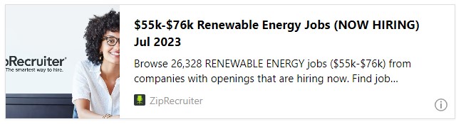 $55k-$76k Renewable Energy Jobs (NOW HIRING) Jul 2023