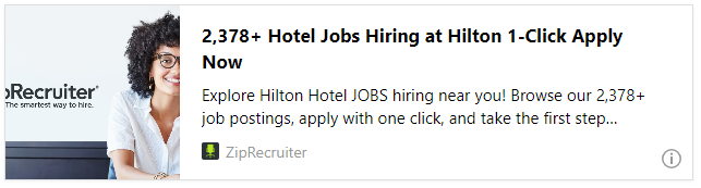 2,378+ Hotel Jobs Hiring at Hilton 1-Click Apply Now