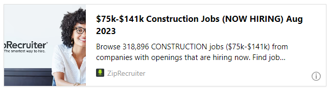 $75k-$141k Construction Jobs (NOW HIRING) Aug 2023
