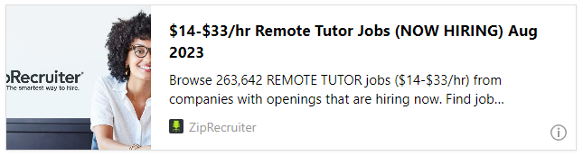 $14-$33/hr Remote Tutor Jobs (NOW HIRING) Aug 2023