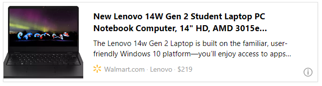 New Lenovo 14W Gen 2 Student Laptop PC Notebook Computer, 14" HD, AMD 3015e Processor, Integrated Radeon Graphics, 4GB RAM, 64GB eMMC, Webcam, WiFi, Bluetooth 5.2, Windows 10 pro