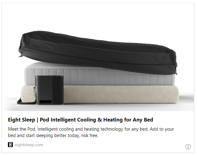 Eight Sleep | Pod Intelligent Cooling & Heating for Any Bed