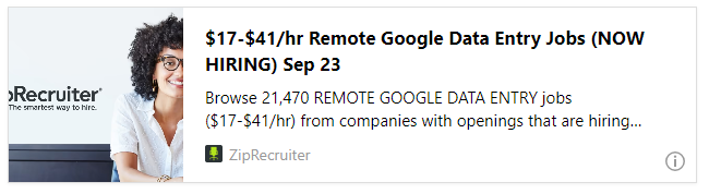$17-$41/hr Remote Google Data Entry Jobs (NOW HIRING) Sep 23