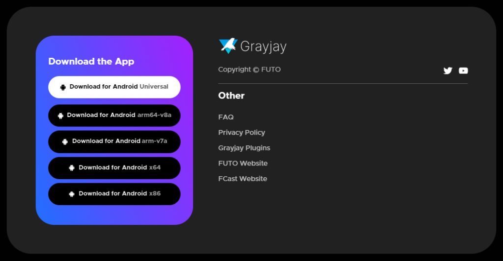 Grayjay download the app