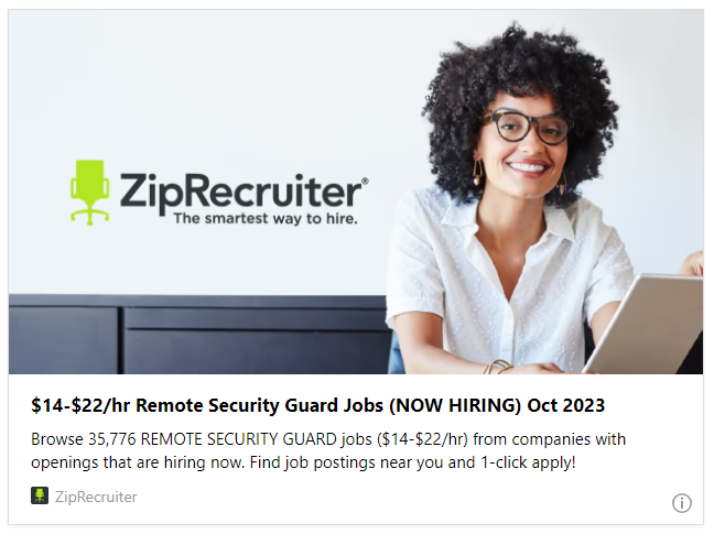 $14-$22/hr Remote Security Guard Jobs (NOW HIRING) Oct 2023