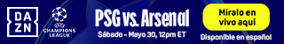DAZN Champions League 2026 320×50
