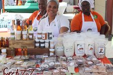Pigeon Peas flour and an assortment of spices. Pigeon Peas Festival